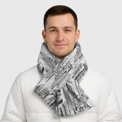 Шарф-пуховик 3D Корюшка пошла по Неве - фото 2