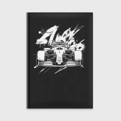 Ежедневник Формула 1 белой краской