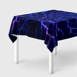 Скатерть 3D Разряд молнии текстура