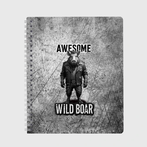 Тетрадь Awesome wild boar