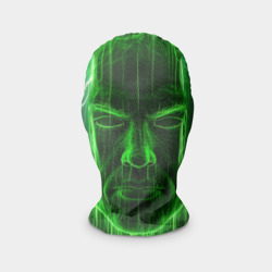 Маска карнавальная 3D Неоновая голова