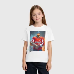 Детская футболка хлопок Alexander Ovechkin - golden armor - фото 2
