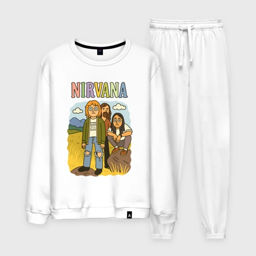 Мужской костюм хлопок Nirvana мультяшный стиль