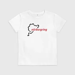Детская футболка хлопок Nurburgring трасса