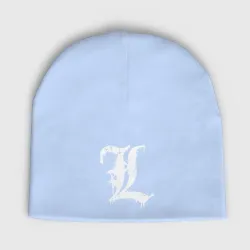 Женская шапка демисезонная Death note - L logo