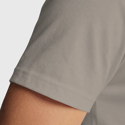 Мужская футболка хлопок с принтом Богдан Хлеб, вид сзади #2