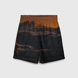 Детские спортивные шорты 3D Эльбрус