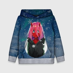 Детская толстовка 3D Anime XX Zero Two Kid