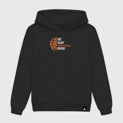 Мужская толстовка хлопок Eat sleep basketball