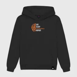 Мужская толстовка хлопок Eat sleep basketball