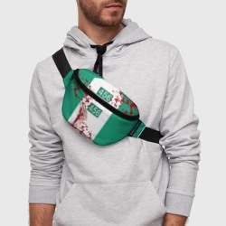 Поясная сумка 3D Кровавая форма игрока 456 из игры в кальмара - фото 2