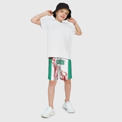 Детские спортивные шорты 3D Кровавая форма игрока 456 из игры в кальмара - фото 2