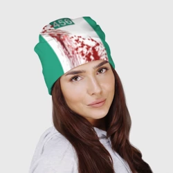 Шапка 3D Кровавая форма игрока 456 из игры в кальмара - фото 2