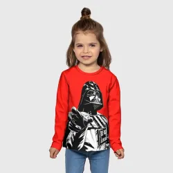 Детский лонгслив 3D Star wars - Darth Wader - фото 2
