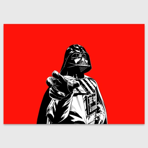 Поздравительная открытка Star wars - Darth Wader