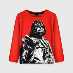 Детский лонгслив 3D Star wars - Darth Wader