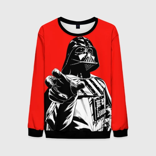 Мужской свитшот 3D Star wars - Darth Wader
