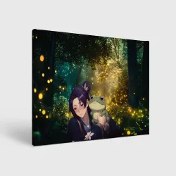 Холст прямоугольный Жэньши и лягушка - Монолог Фармацевта