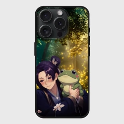 Чехол силиконовый для Apple iPhone 15 Pro матовый Жэньши и лягушка - Монолог Фармацевта