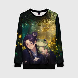 Женский свитшот 3D Жэньши и лягушка - Монолог Фармацевта