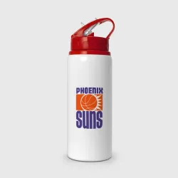 Бутылка для воды с трубочкой Phoenix Suns team