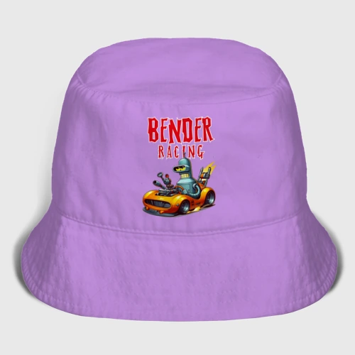 Мужская панама хлопок Bender racing - ai art fantasy