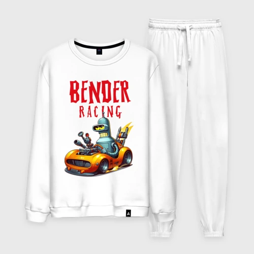 Мужской костюм хлопок Bender racing - ai art fantasy