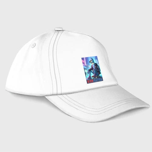 Бейсболка Бендер отдыхает на скейтборде - нейроарт