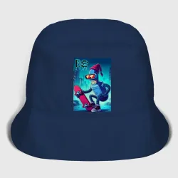 Женская панама хлопок Bender skateboarding - ai art fantasy