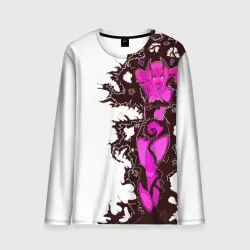 Мужской лонгслив 3D Your demon neon sexy anime girl cyberpunk tattoo