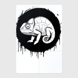 Магнитный плакат 2Х3 Хамелеон в круге