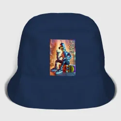 Женская панама хлопок Bender is a cool skateboarder - Futurama