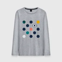 Мужской лонгслив хлопок Polka eye dot