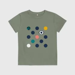Детская футболка хлопок Polka eye dot