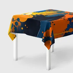 Скатерть 3D Краска на стене