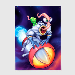 Постер Земляной червяк Джим 