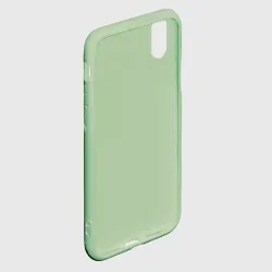 Чехол для iPhone XS Max матовый Банановый орнамент паттерн - фото 4