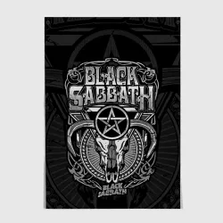 Постер Black Sabbath - goat skull
