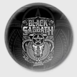 Значок Black Sabbath - goat skull