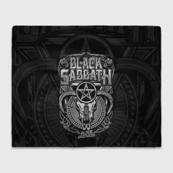 Плед 3D Black Sabbath - goat skull