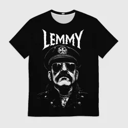Мужская футболка 3D Motorhead - lemmy