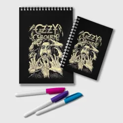 Блокнот Ozzy Osbourne - head and hands 