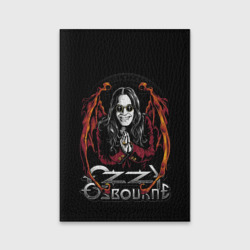 Обложка для паспорта матовая кожа Ozzy Osbourne with wings
