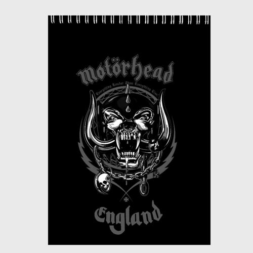 Скетчбук Motorhead логотип