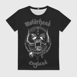 Женская футболка 3D Motorhead логотип