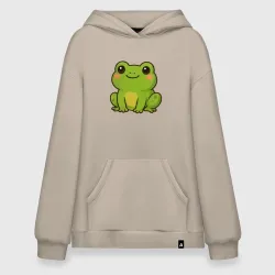Худи SuperOversize хлопок Кавайный лягушонок