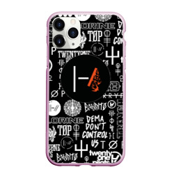 Чехол для iPhone 11 Pro Max матовый Twenty one pilots rock logo