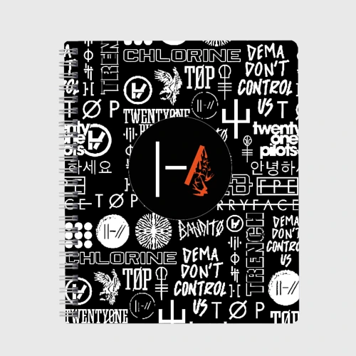 Тетрадь Twenty one pilots rock logo