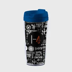 Термокружка-непроливайка Twenty one pilots rock logo