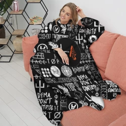 Плед с рукавами Twenty one pilots rock logo - фото 2